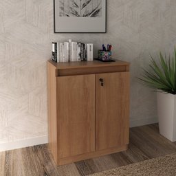 Kit 3 peças 1 Mesa para Escritório com Gaveta 1 Armário e 1 Balcão Espresso Móveis - 8