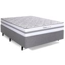 Ver imagem 2 de Cama Box Casal Molas Maxspring 138x188x24cm Chester