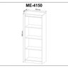 Kit 3 peças 1 Mesa para Escritório 1 Gaveteiro 1 Estante Espresso Móveis - 4