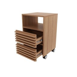 Kit 3 peças 1 Mesa para Escritório 1 Gaveteiro 1 Estante Espresso Móveis - 17