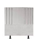 Ver imagem 2 de Cabeceira Estofada Grécia 140CM Casal Suede Cinza Claro - D A DECOR