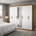 Ver imagem 1 de Guarda Roupa 8 Portas Espelho Gran Prime-grand Line