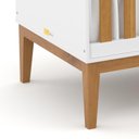 Ver imagem 7 de Jogo de Quarto Infantil Unique com Cômoda 3 Gavetas e Berço Branco Soft/freijó/eco Wood - Matic Móve