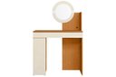 Ver imagem 2 de Escrivaninha Camarim Aurea 1 Gaveta com Espelho - Cinamomo Off White - Albatroz