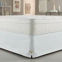 Ver imagem 6 de Saia Box Solteiro Matelassado Serve para Cama Baú:Branca
