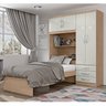 Guarda Roupa Infantil com Cama 4 Portas 3 Gavetas Lisboa Espresso Móveis - 1
