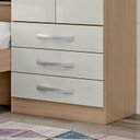 Ver imagem 4 de Guarda Roupa Infantil com Cama 4 Portas 3 Gavetas Lisboa Espresso Móveis