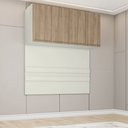 Ver imagem 1 de Ponte Casal Modulada 4 Portas Areia e Jequitibá Seletto Marrom/HP/Jequitiba