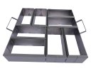 Ver imagem 3 de Forma de Aço Produção Bloquete Paver 8 Blocos 20x6cm Lajotinha Interravado Piso Pavmentação Passeio