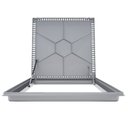 Ver imagem 6 de Tampa Piscina Ventilada Casa Máquina 90x90cm Rebaixo Cinza