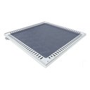 Ver imagem 5 de Tampa Piscina Ventilada Casa Máquina 90x90cm Rebaixo Cinza