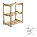 Ver imagem 2 de Armário Estante Madeira Natural De Chão Design Original Technox Marrom