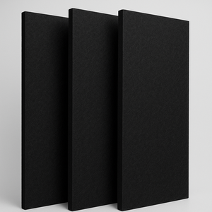 Placa Lã de Pet Preto 1200 X 600 X 50 Mm - 30kg/m3 - 3 Unidades 2,16m2 - Ecoportal