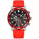 Ver imagem 1 de Relógio Masculino Quartzo Esportivo Luminoso Impermeável - Vermelho