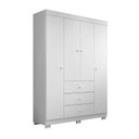 Ver imagem 2 de Guarda-Roupa Infantil 100% MDF 4 Portas e 3 Gavetas Duda