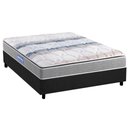 Ver imagem 1 de Cama Box Casal: Colchão Espuma D45 Probel Guarda Costas + Base Crc Suede Gray(138x188)
