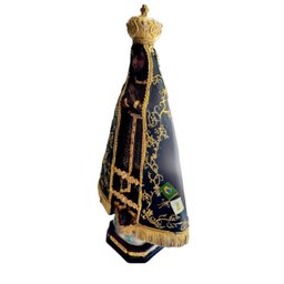 Imagem de Nossa Senhora Aparecida Padroeira Resina 30cm - 1