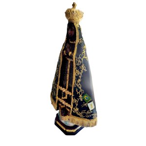 Imagem de Nossa Senhora Aparecida Padroeira Resina 30cm