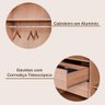 Guarda Roupa Casal 100% MDF Móveis Europa Creta 2 Portas de Correr Com Espelho - 8