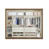 Guarda Roupa Casal 100% MDF Móveis Europa Creta 2 Portas de Correr Com Espelho - 6
