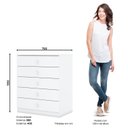 Ver imagem 3 de Cômoda Infantil 5 Gavetas Pique-esconde 