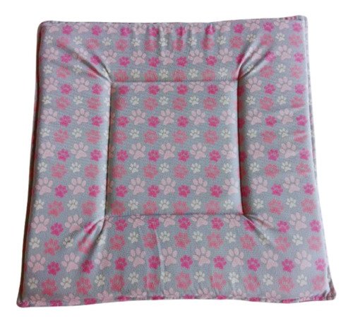 Colchonete Colchão Caminha Pet para Cachorro e Gato 50x50 Rosa Bz Decor