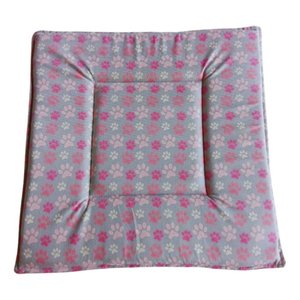 Colchonete Colchão Caminha Pet para Cachorro e Gato 50x50 Rosa Bz Home Decor