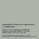 Ver imagem 6 de Argamassa Piscina Aut. Impermeável Cor Verde Hijau 1kg