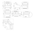 Ver imagem 4 de Sofá de Canto Moscou 3,81m X 3,23m em Boucle Alaska Natural - Home Mobily