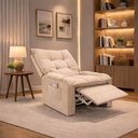 Ver imagem 1 de Poltrona Cadeira do Papai Safira Reclinavel Veludo - Sofatec