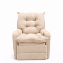 Ver imagem 4 de Poltrona Cadeira do Papai Safira Reclinavel Veludo - Sofatec