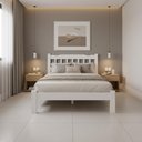 Ver imagem 3 de Cama Casal Pérola Madeira Maciça Resistente Repleta