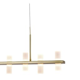 Pendente 105cmx8cmx20cm 16x2w 3000k 3840 Lúmens Clair Sand JJ011 Bella Iluminação - 3