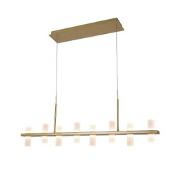 Pendente 105cmx8cmx20cm 16x2w 3000k 3840 Lúmens Clair Sand JJ011 Bella Iluminação - 1