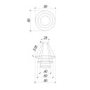 Ver imagem 5 de Lustre Pendente 42x80cm KW002E Birdie KW002E Bella Iluminação