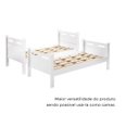 Ver imagem 3 de Beliche Bicama Solteiro Jaspe Vira Duas Camas Mdf:branco