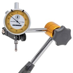 Base Magnética Articulada Braço com Ajuste Fino + Relógio Comparador de 0 a 10 Mm - 2