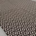 Ver imagem 2 de Tapete de Cozinha Antiderrapante 45x200 Passadeira Grande Algodão Decoração Rústica Bege Marrom