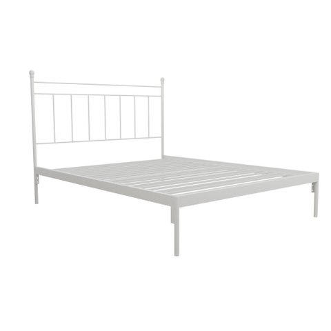 Cama de Ferro Romana Casal Comum Peseira Reta