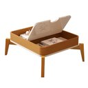 Ver imagem 4 de Mesa de Centro Vila Serena Retangular MDF 85cm Off White Nature