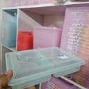 Ver imagem 5 de Kit 02 Porta Frios Organizador Duplo Plástico Translucido Cor:verde