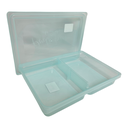 Ver imagem 4 de Kit 02 Porta Frios Organizador Duplo Plástico Translucido Cor:verde