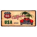 Ver imagem 1 de Placa de Carro Decor em Madeira State Route - Califórnia - USA