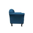 Ver imagem 5 de Poltrona Decorativa Dália Bouclé Azul Marinho