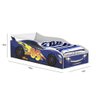 Cama Quarto Infantil Carro com Colchão Azul - 3