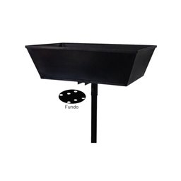 Lixeira de Rua Modelo Retangular 60cm - 3