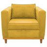 Poltrona Decorativa Europa Corano Amarelo - 5