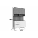 Ver imagem 3 de Kit Modulado MGM 3 Peças Divina CZ637 Cinamomo/Titanium