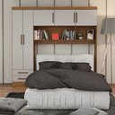 Ver imagem 1 de Guarda Roupa Modulado Paris 5 Portas 2 Gavetas