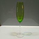 Ver imagem 5 de Jogo 2 Peças Taça de Vidro 230ml Verde 26x6x6cm Vinho Água Espumante Champagne